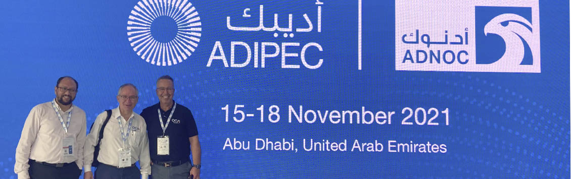 OCA Global at the ADIPEC oil show in Abu Dhabi