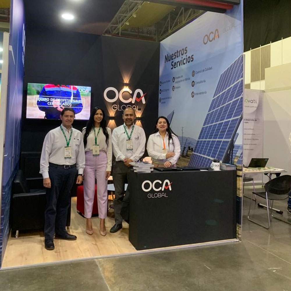 The OCA Global Colombia team participated in the 6th LATAM renewables meeting and fair, an event dedicated to the energy transition.